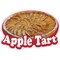 Signmission Apple Tart Decal Concession Stand Food Truck Sticker, 8" x 4.5", D-DC-8 Apple Tart19 D-DC-8 Apple Tart19 - alternate 1